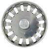 Danco Basket Strainer with Pin, 314 in Dia, Stainless Steel, Chrome, For 314 in Drain Opening Sink 88275